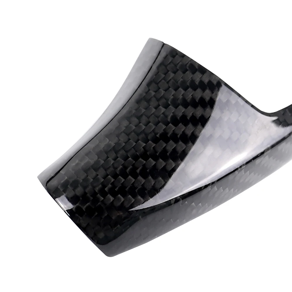 

Real Carbon Fiber For BMW M2 F87 M3 F80 M4 F82 F83 F85 F86 F10 F12 F13 Gear Shift Handle Sleeve Button Cover Sticker Accessories