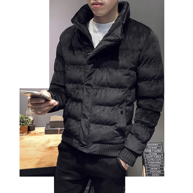 

Cotton male winter winter baseball brought cotton-padded jacket male fashion, cultivate one's morality coat collar
