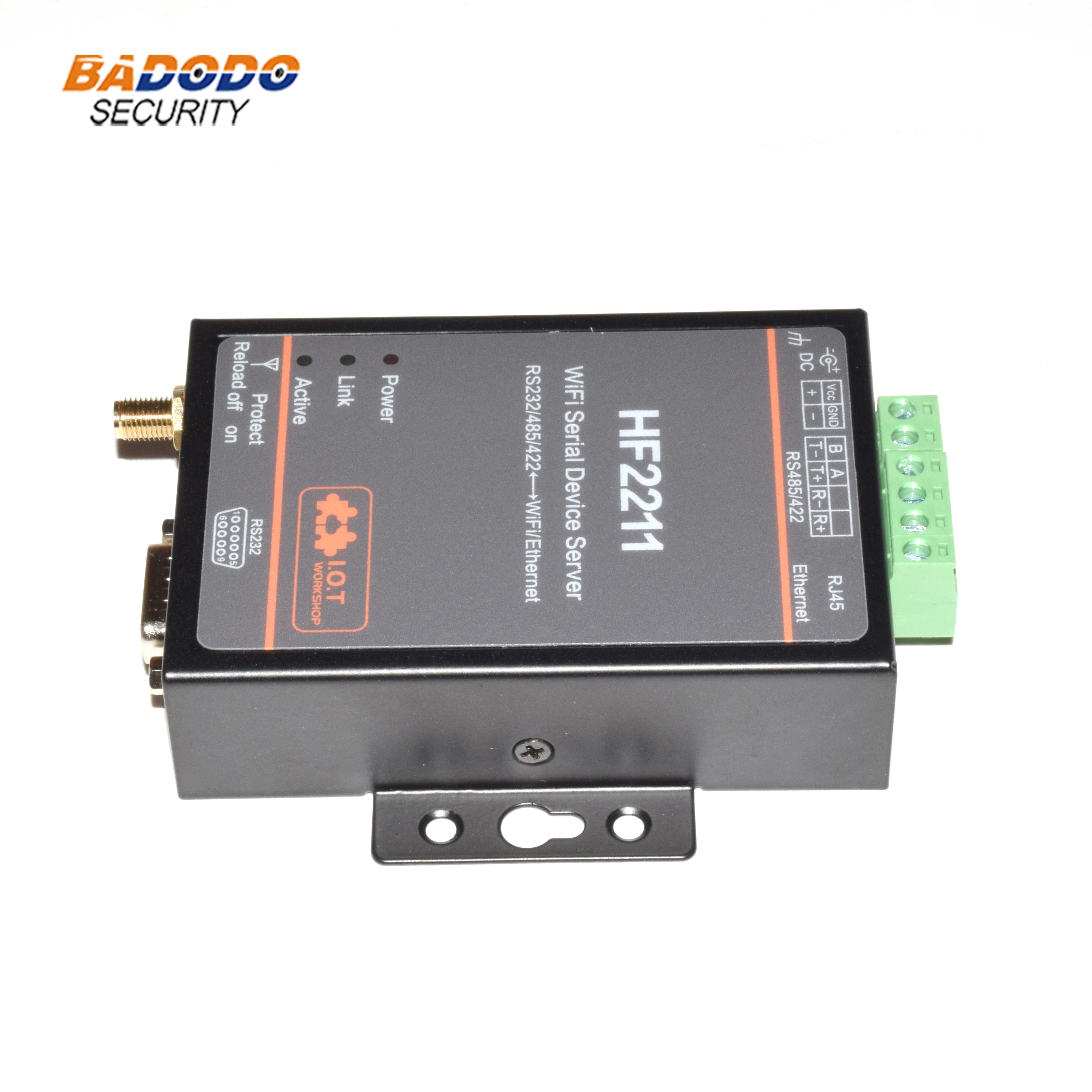 HF2211 последовательный порт сервер RS232/RS422/RS485 к WiFi/Ethernet преобразования поддержка TCP/IP/Telnet/Modbus TCP протокол