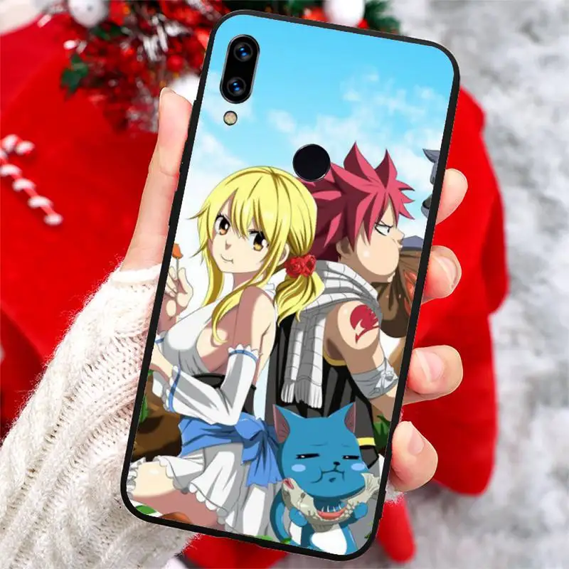

Anime Manga Fairy Tail Cartoons Phone Case For Xiaomi Redmi note 7 8 9 t k30 max3 9 s 10 pro lite