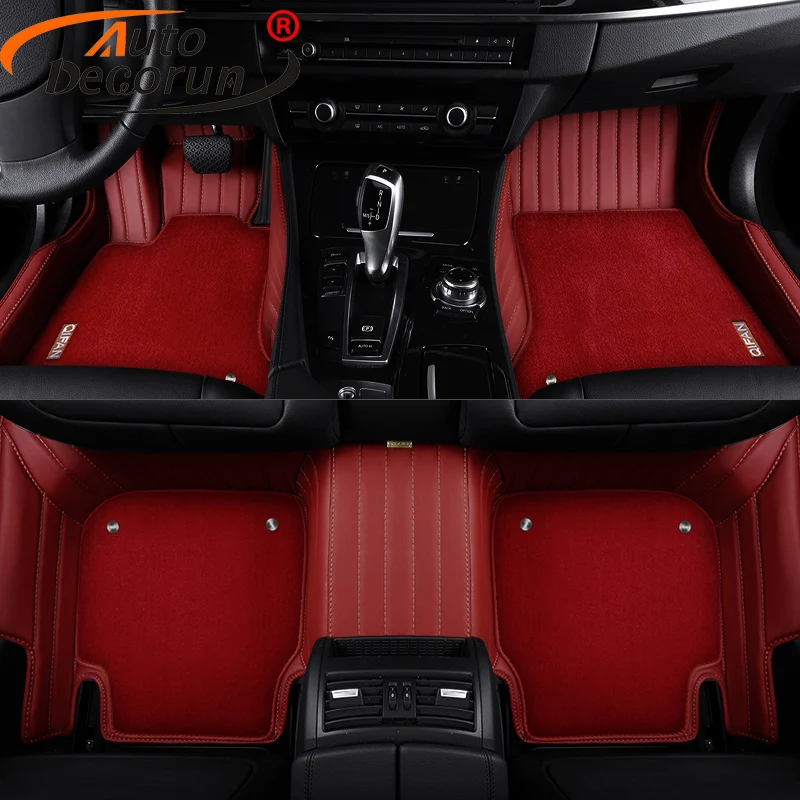 Автомобильные коврики AutoDecorun под заказ для Dodge Journey JCUV 3 ряда автомобильные из ПВХ