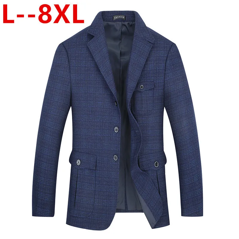 

Plus size 10XL 8XL 6XL 5XL New Arrival Luxury Men Blazer New Spring Fashion Brand Slim Fit Men Suit Terno Masculino Blazers Men