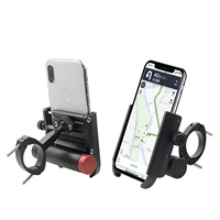 s040 charging treasure motorcycle bike handlebar mobile phone holder usb charger with power bank phone holder