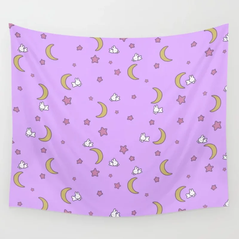 Милый кавайный Сказочный моряк Кэй гобелен с Луной Настенный декор покрывало