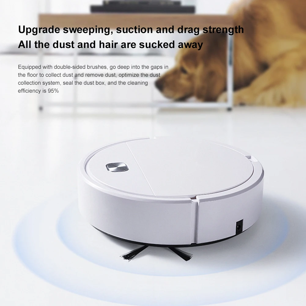Automatic robot cleaner 3-In-1 Smart Wireless Sweeping cleaning Dry Wet Cleaning Machine Charging Intelligent Home Supply | Дом и сад