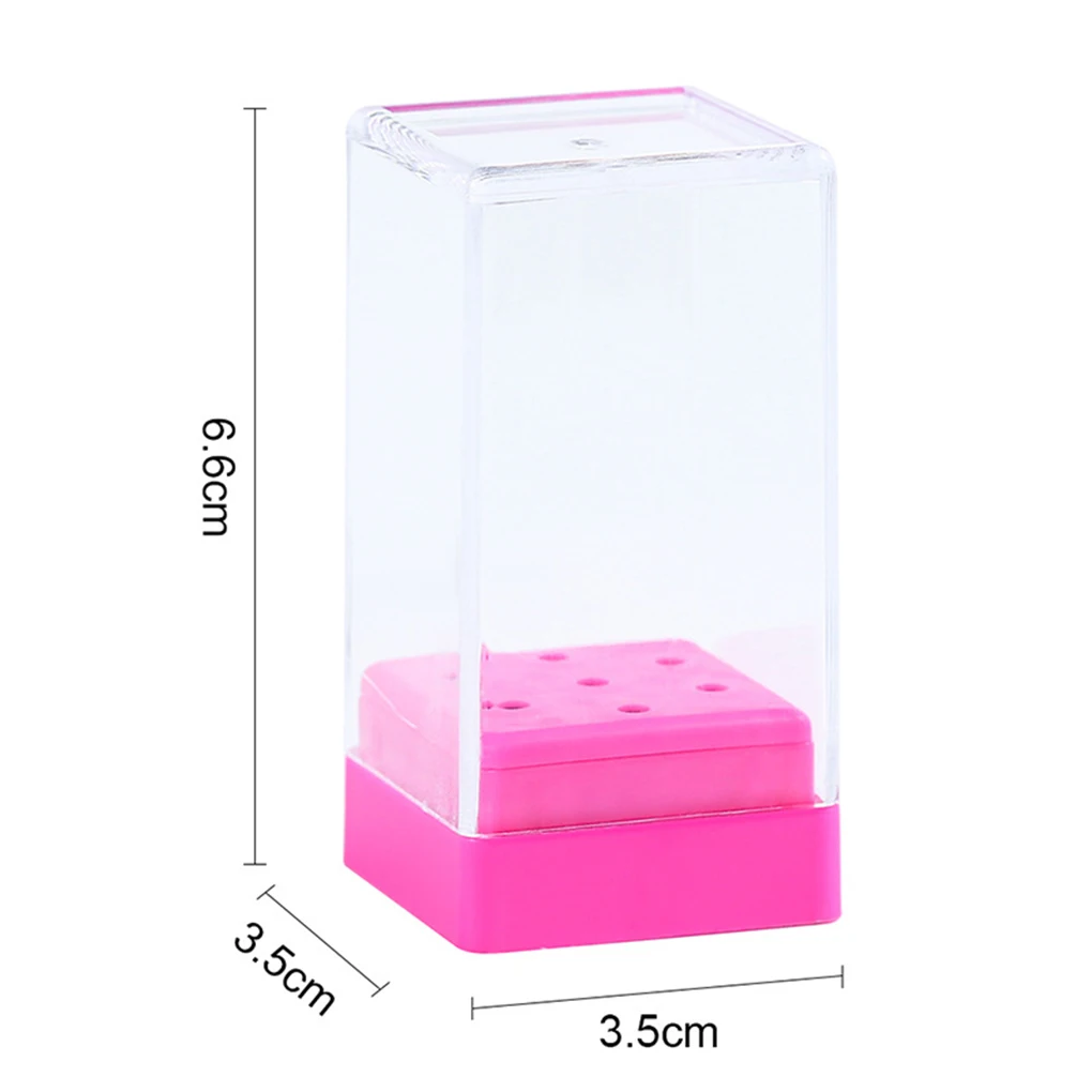 7 шт./компл. керамические сверла для ногтей акриловая коробка фреза маникюрный