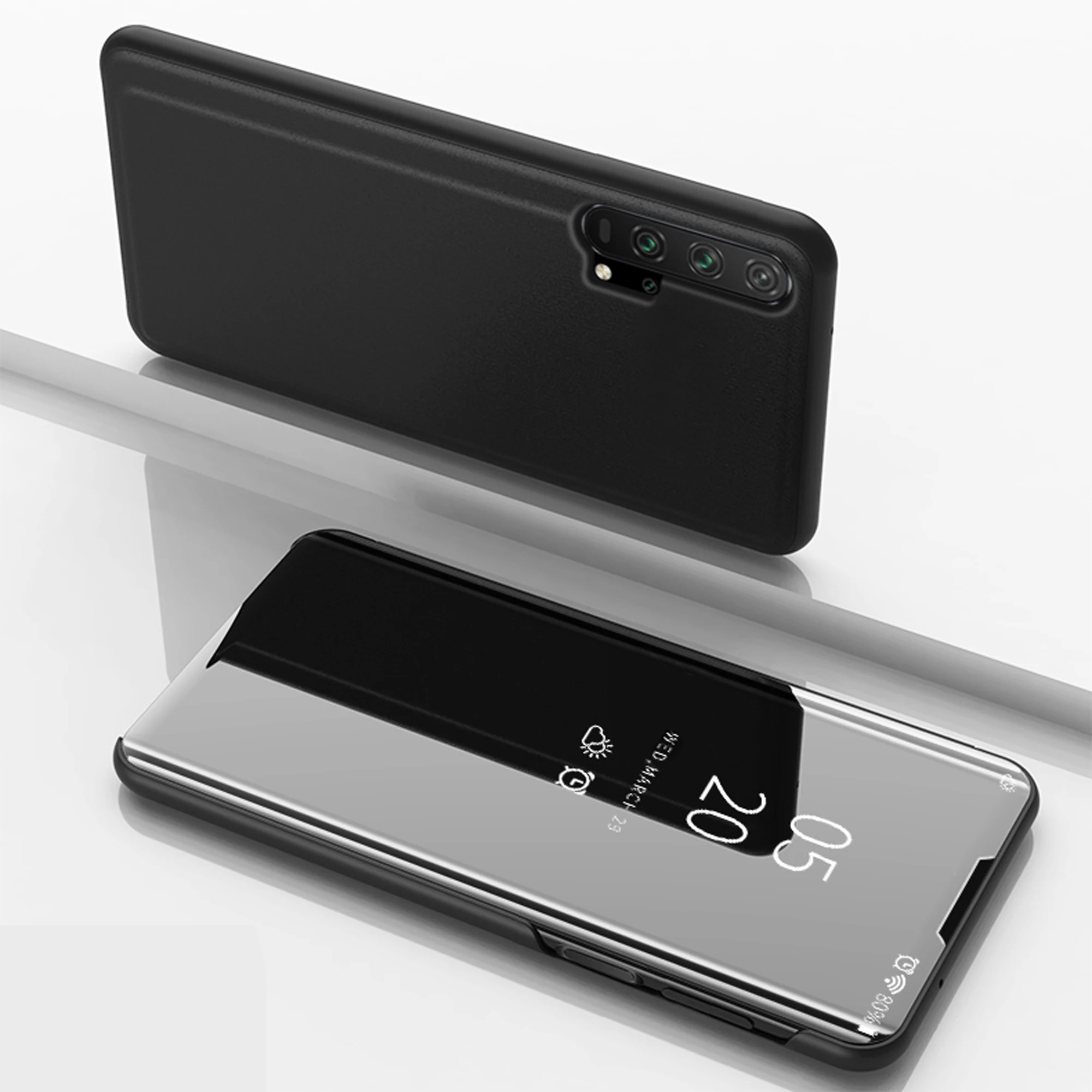 Умный зеркальный флип-чехол для телефона huawei Honor 8X P30 P20 Lite mate 20 10 Pro Note 10 P Smart Z Y5 Y6 Y9 Y7 Prime