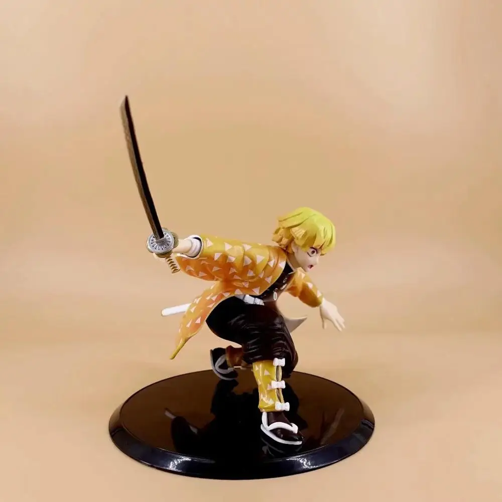 

15cm Demon Slayer Kimetsu no Yaiba figure Agatsuma Zenitsu doll Anime Toy Collection Model Toy Action figure for gift