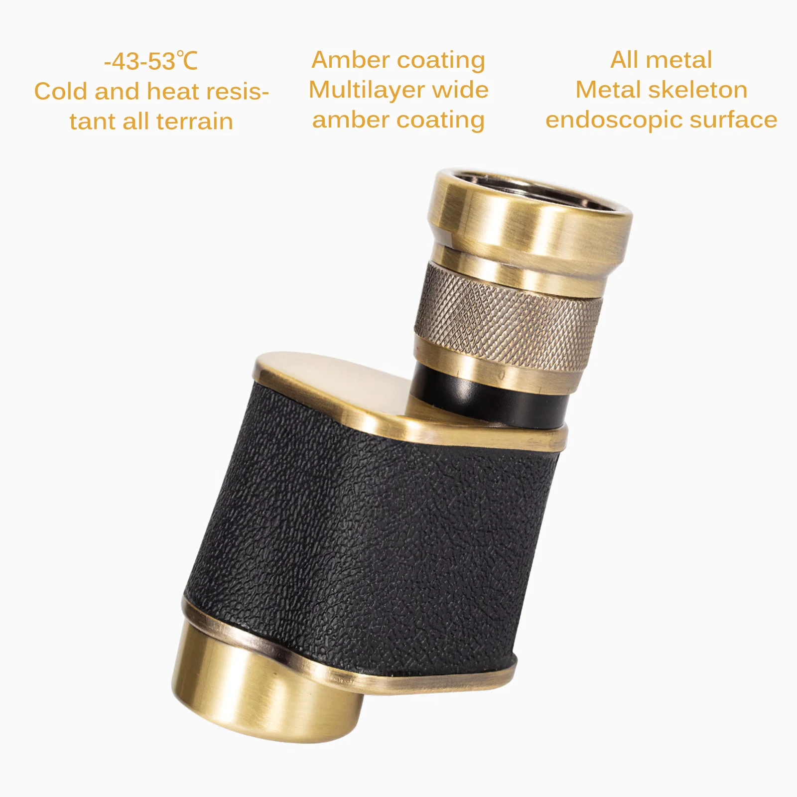 Портативный монокулярный телескоп 8x24 военный водонепроницаемый мини-телескоп с