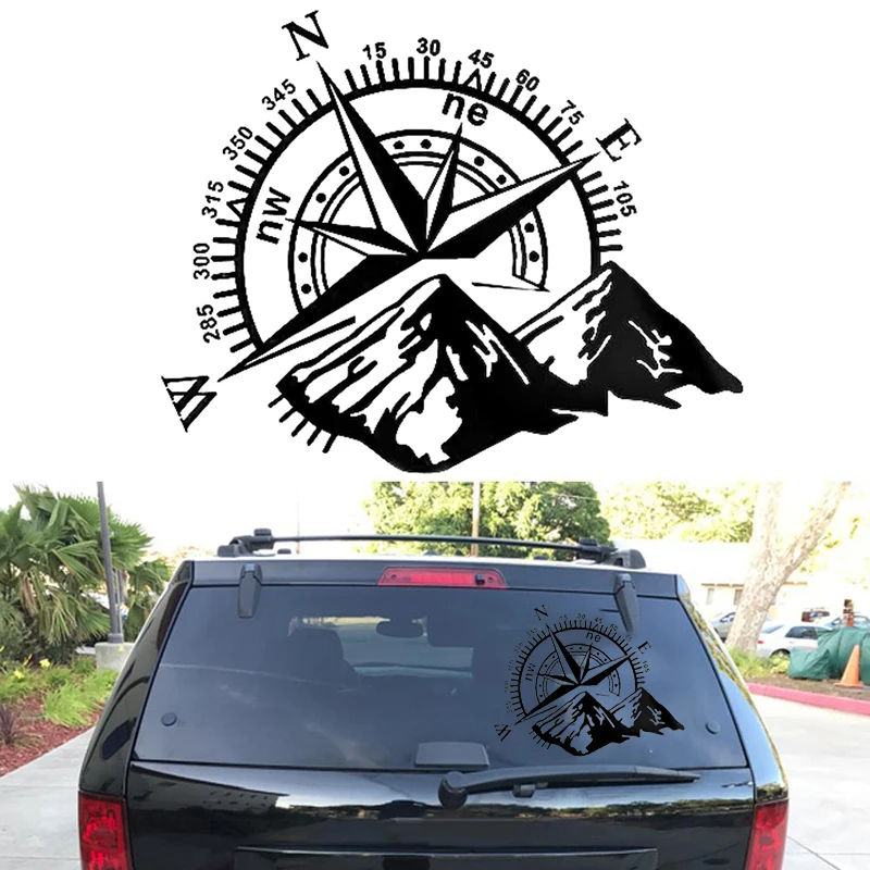 

Car Sticker Compass Innovative Vinyl Decal Sticker Car Off Road Hood Side Body Waterproof Sticker Auto Decoration Car Styling