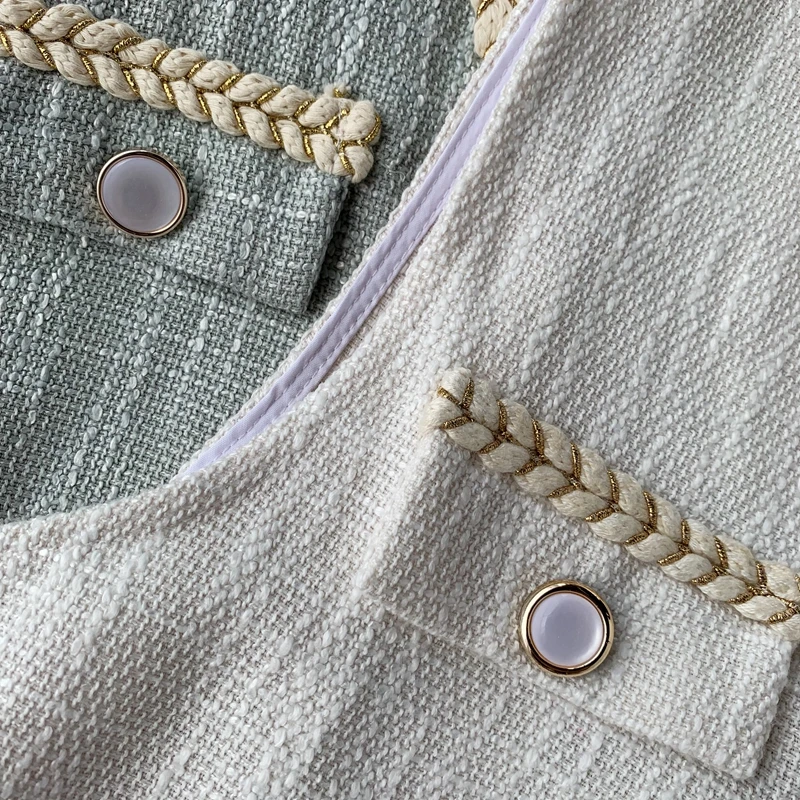 

Spring and Autumn vest vest jacket casual Colete jacket 2019New retro cardigan sleeveless waist lapels women's elegant jacket XL