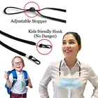 Регулируемый веревочный шнурок для маски для лица, шнурок для защиты лица от потери, шнурок для ушей, подвесной шнурок для шеи с крючком, Прямая поставка