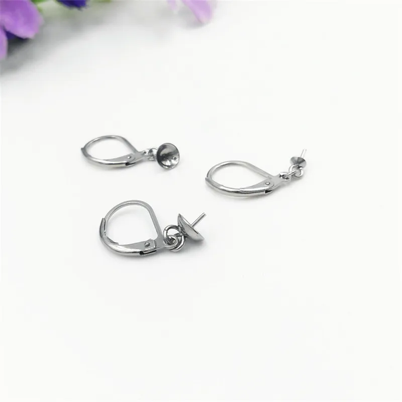 50 шт. французский крючок для серьги из нержавеющей стали Сережки сережек и