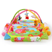 Cartoon Sheep Baby Play Mat Educational Carpet Toys Kids Activity Gym Soft Portable Bed Games Blankets Kids Toys Fitness Rack