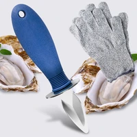 oyster seafood opener knives protected gloves scallop shucker knife shell opening stainless steel shucking shellfish kitchen