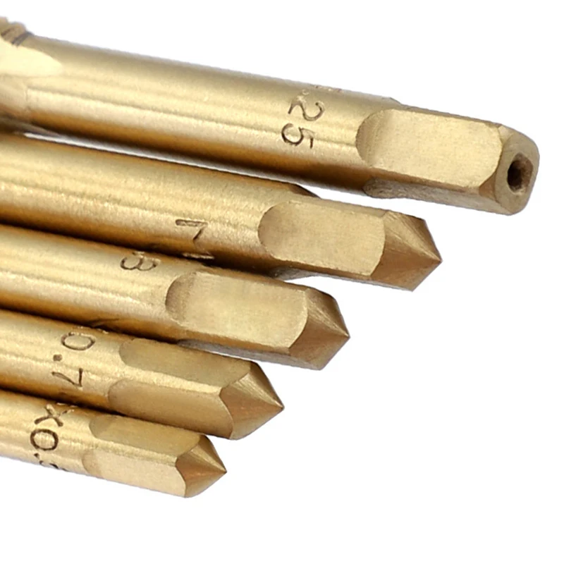 

Universal 3Mm-8Mm Hss Titanium Hand Tap Tapping Screw Thread Metric Plugs Taps Set M3 -M8 Straight Flute