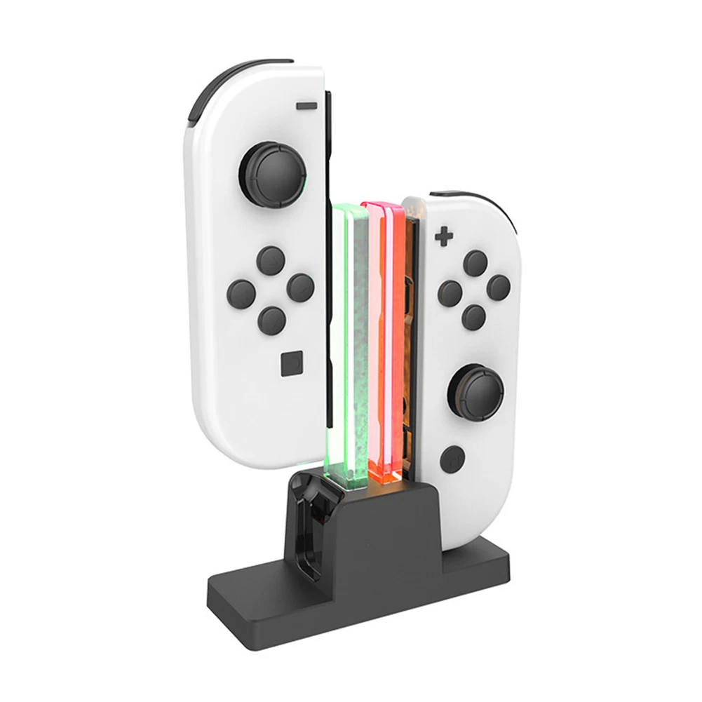 

2 in 1 LED Fast Charging Dock Station for Nintend Nitendo Nintendo Switch NintendoSwitch Controller OLED Charger Stand Base
