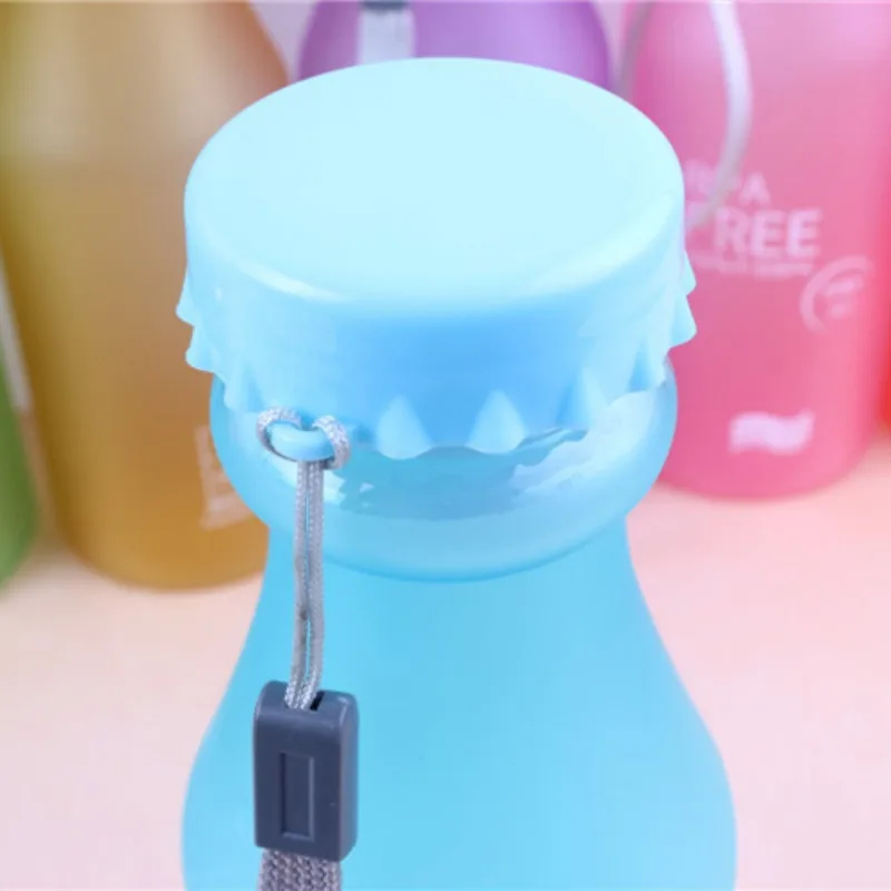 Небьющийся матовый герметичный пластиковый чайник 550 мл без БФА портативная