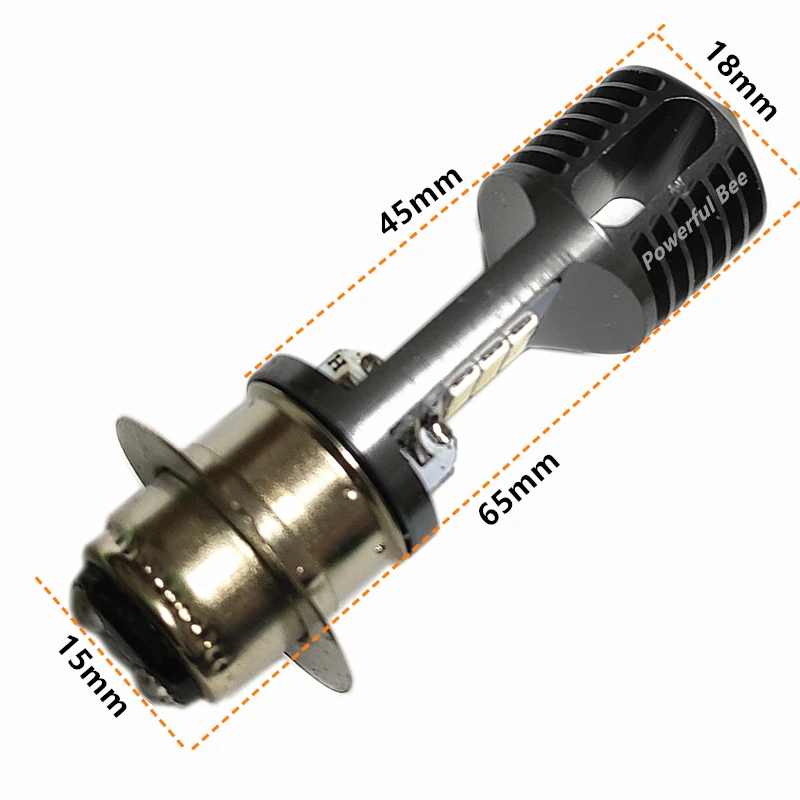 Лампа светодиодная для мотоциклетных и велосипедных фар 2 цвета 12-80 в |