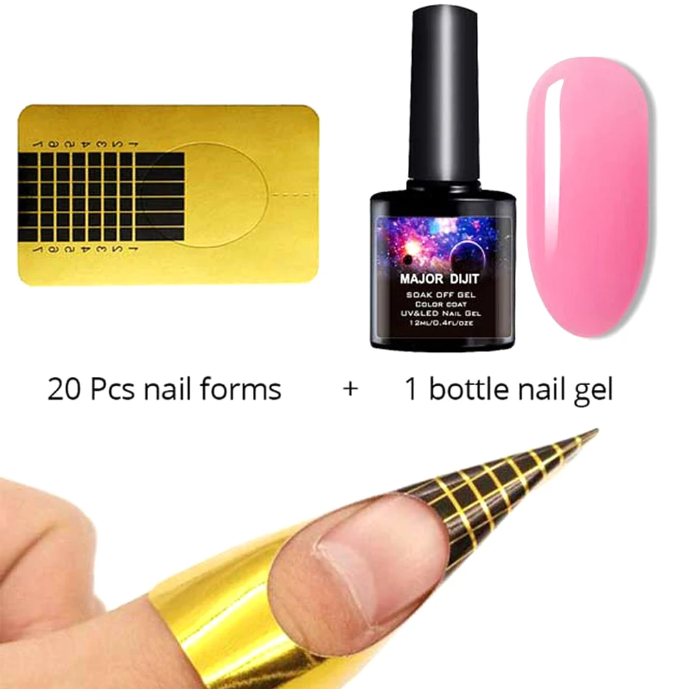 12 мл полигель для наращивания ногтей Быстрый строительный Гель лак прозрачный