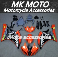 motorcycle fairings kit fit for r6 2006 2007 bodywork set abs orange red concrete grey shark