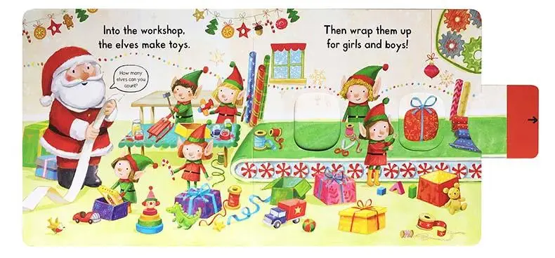 

6Pcs Original Children Popular Books Busy Books Christmas Santa Nutcracker London Board book English Picture Book for Kids