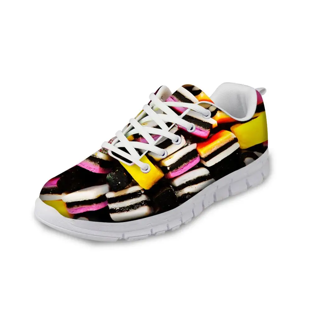 

HaoYun Women Nurse Sneakers Colorful Candy Pattern Girls Casual Walking Shoes Nursing Flats Student Shoes Zapatos Tenis Feminino