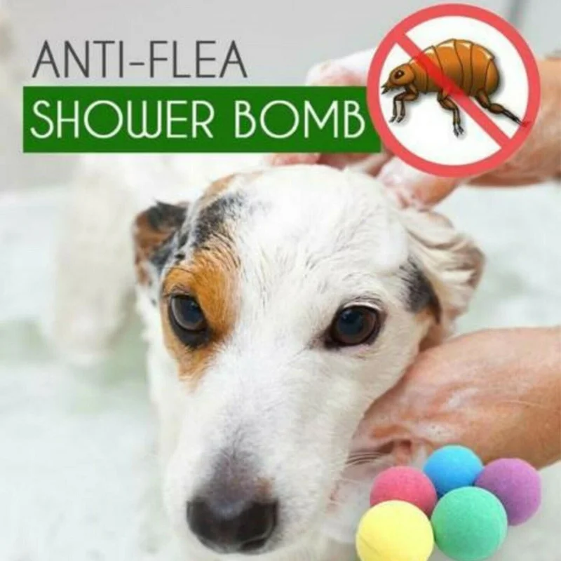 

5Pcs/10Pcs Anti-Flea Shower Bomb for Pets supplies Dogs dogs best selling products