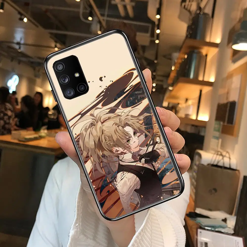 

anime fate series style Phone Case Hull For Samsung Galaxy A 50 51 20 71 70 40 30 10 80 E 5G S Black Shell Art Cell Cove