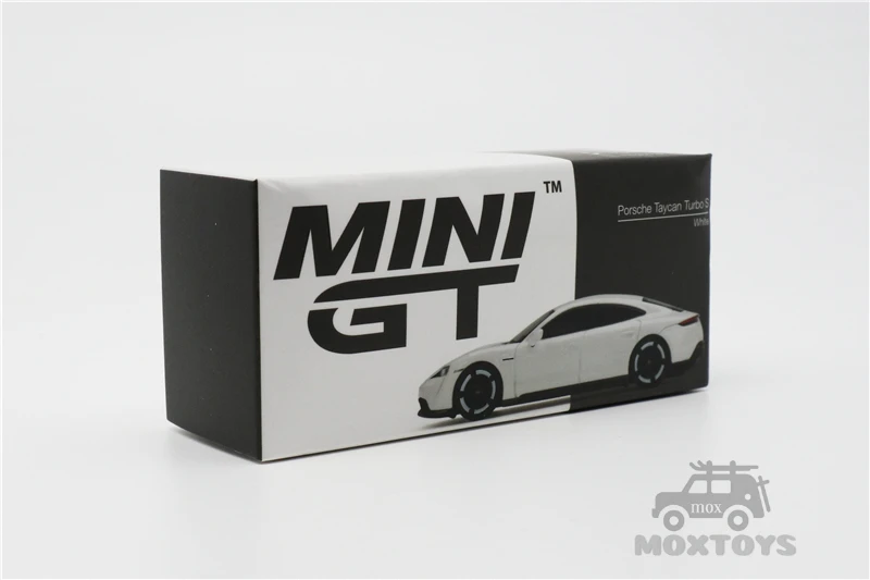 

MINI GT 1:64 Taycan Turbo S White RHD Diecast Model Car