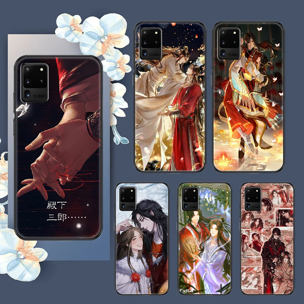Чехол для телефона Tian Guan Ci Fu в китайском стиле для Samsung Galaxy Note 4, 8, 9, 10, 20, S8, S9, S10, S10E, S20 Plus, ультрачерная картина UITRA