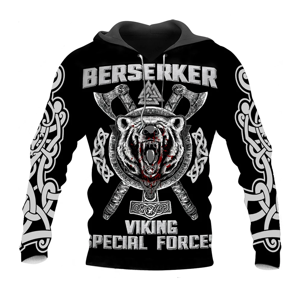 

Comic 3D Lion Head Letter Print Pullover Long Sleeve Top Hooded Young Men Fashion 2021 Autumn Winter New Western Punk Hoodies