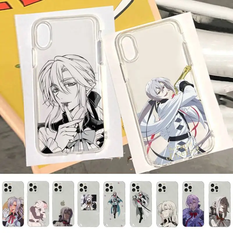 

Anime Seraph of the end Ferid Bathory Phone Case for iphone 13 11 12 pro XS MAX 8 7 6 6S Plus X 5S SE 2020 XR case