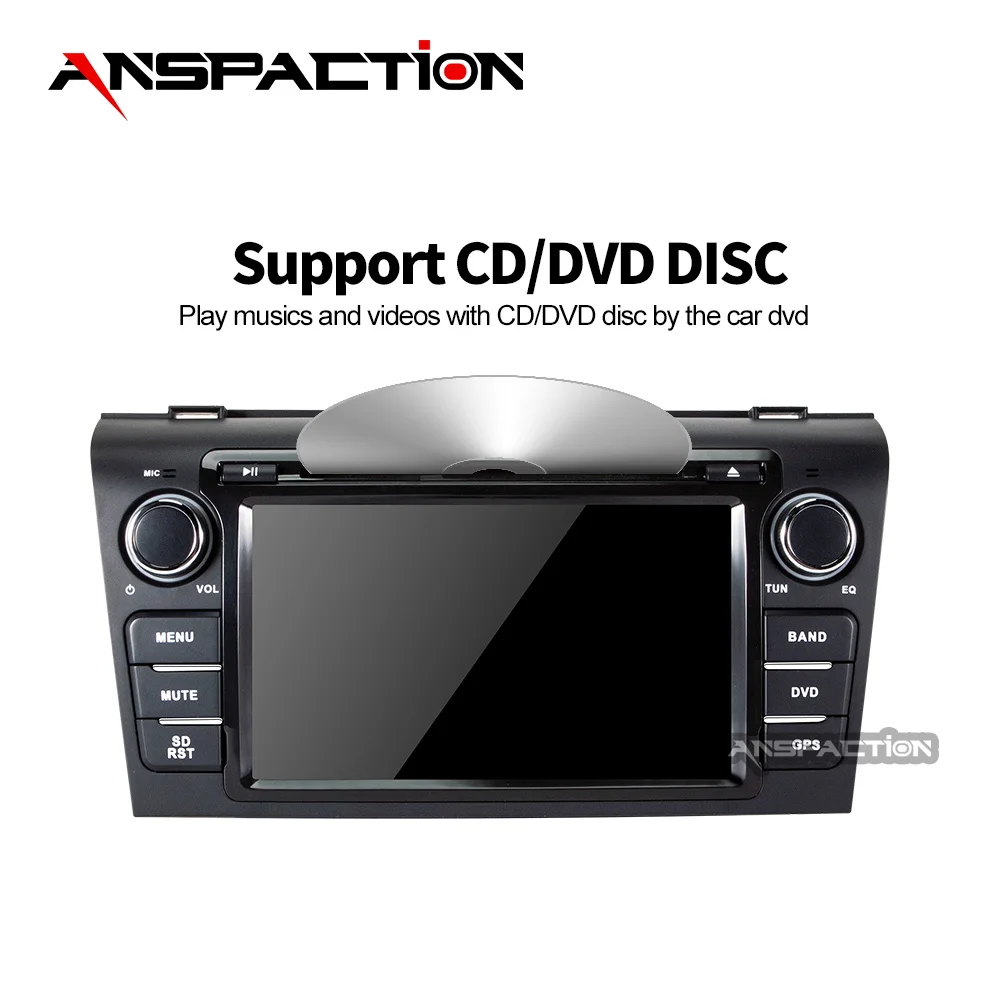 Anspaction Android 9 0 автомобильный dvd для Mazda 3 2004-2009 с 8 восьмиядерным Радио Стерео gps
