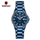 Роскошные женские наручные часы, великолепные водонепроницаемые часы с кристаллами, платье, часы высокого качества, фирменный дизайн, часы KADEMAN, новые модные женские часы