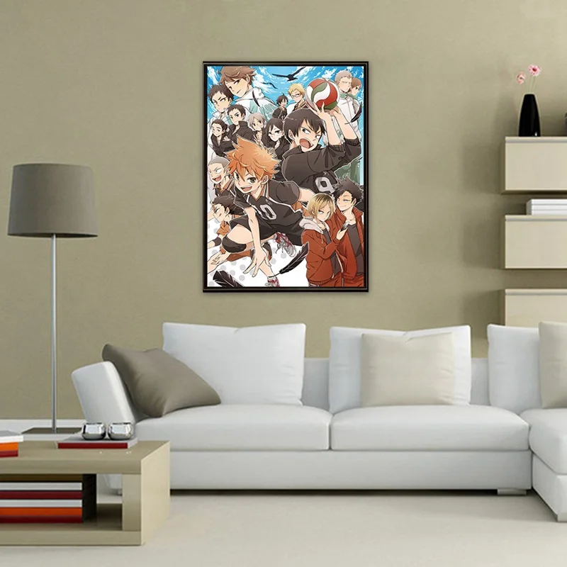 A3 40*30 см Haikyuu! Haikyuu Аниме Манга настенный плакат свиток украшение для дома