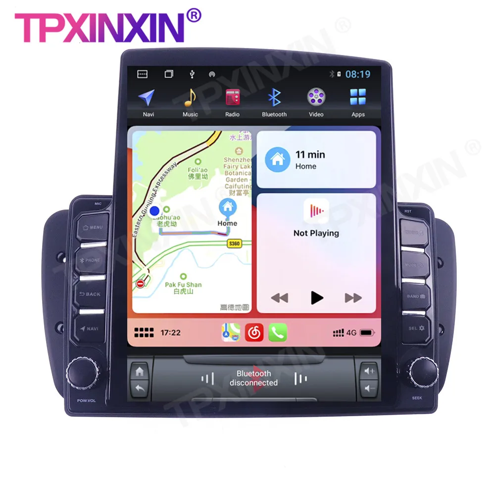 구매 무선 카플레이 스테레오 수신기 자동차 GPS 네비게이션 라디오 플레이어 라디오, 좌석 이비자 2009-2015 안드로이드 128G 테슬라 스타일 화면