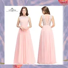 Элегантные вечерние платья FATAPAESE, шифоновое кружевное платье-трапеция без рукавов для свадебной вечеринки, летнее платье