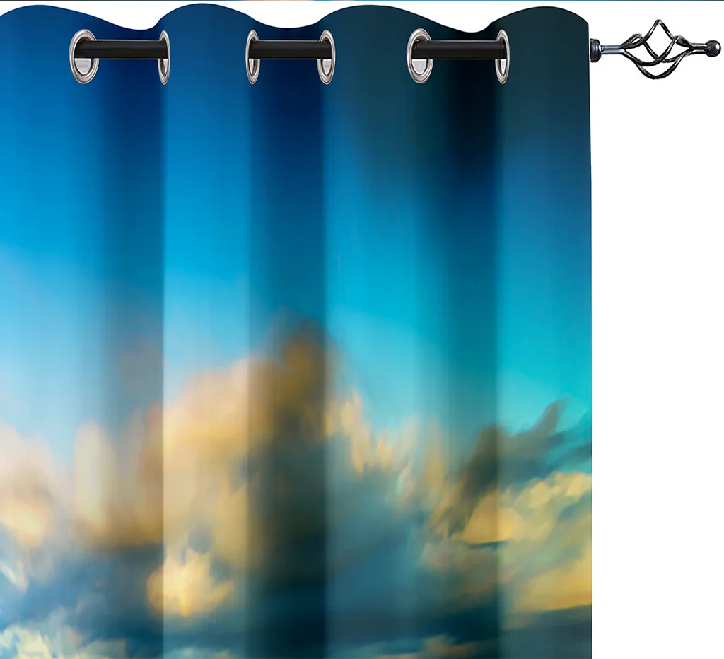 

Sky Lake Art Print Curtain Living Room Curtain Bedroom Curtain Home Decoration Adult Bedroom Decorative Curtain