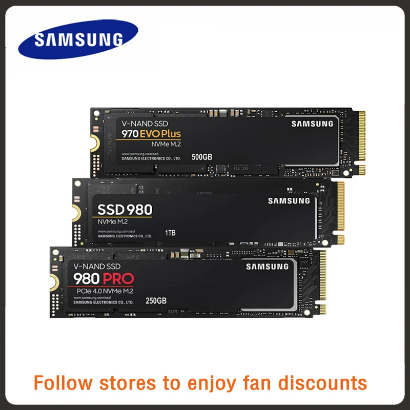 Внутренний твердотельный накопитель SAMSUNG SSD M.2 500 Гб 1 ТБ 980 PRO NVMe 970 EVO Plus жесткий
