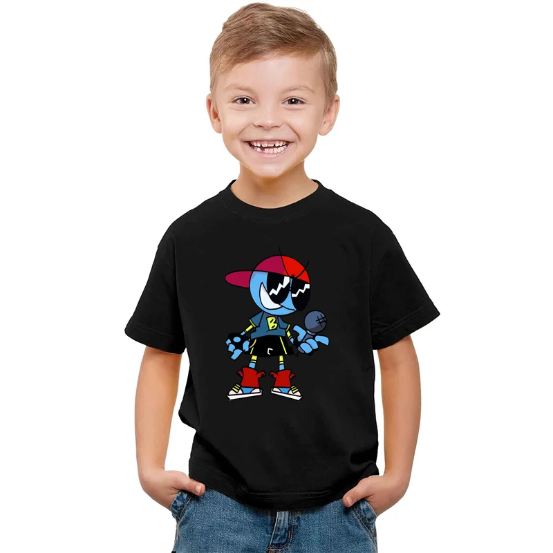 

Friday Night Funkin Toddler Girl Summer Clothes 2021 Baby Boys Graphic Tee Anime Funny Tshirts Kawaii T Shirt Summer Tshirts