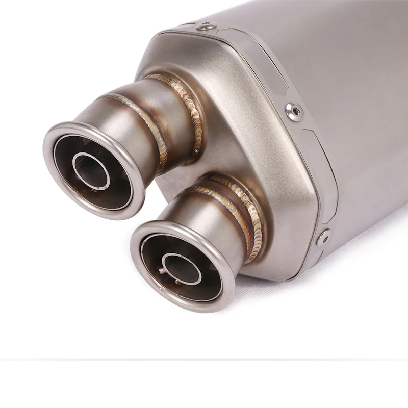 Выхлопной глушитель для мотоцикла с двумя выходами 51 мм 2 съемных глушителя дБ из