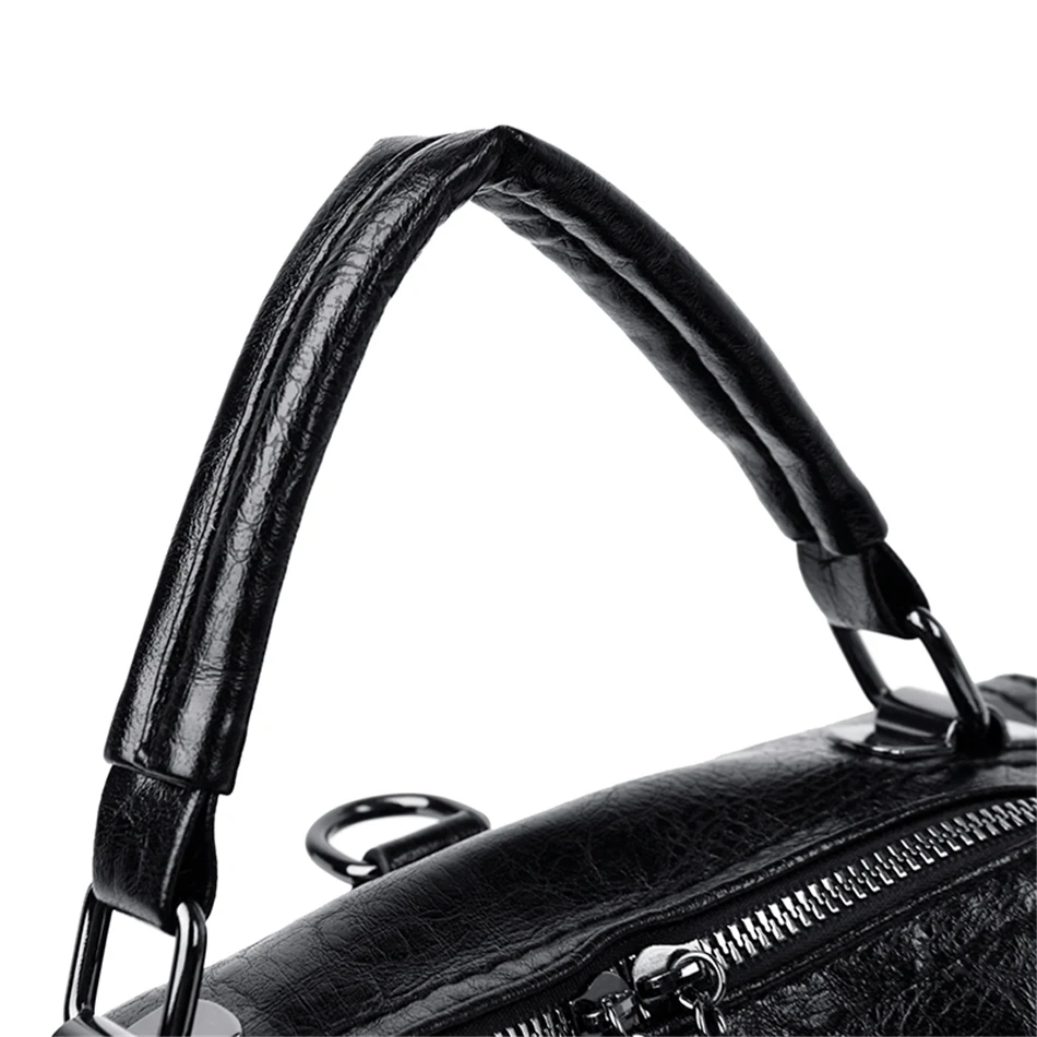 Mochila Feminina, рюкзак из мягкой кожи, женский рюкзак, высокое качество, рюкзак с заклепками, дамские сумки через плечо для женщин, Sac
