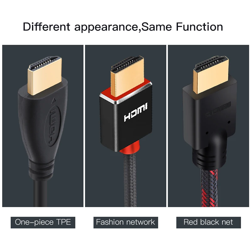 Shuliancable HDMI-совместимый высокоскоростной кабель 1080P 3D позолоченный сплиттер