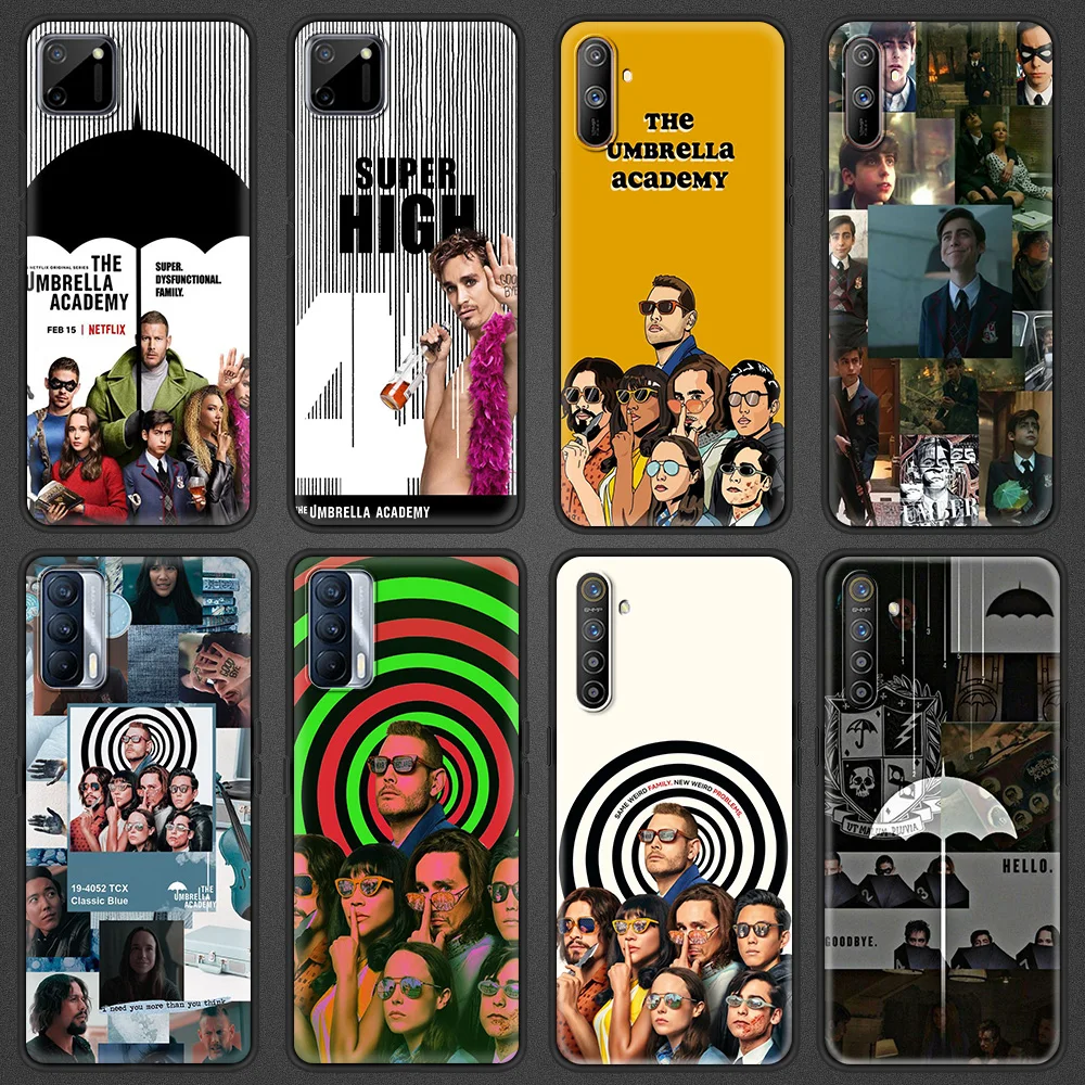 

Umbrella Academy Soft Phone Cover Case for Realme C3 C11 C15 5 6 7 7i 8 Pro X7 X50 XT Pro GT Neo V15 5G Luxury Shell