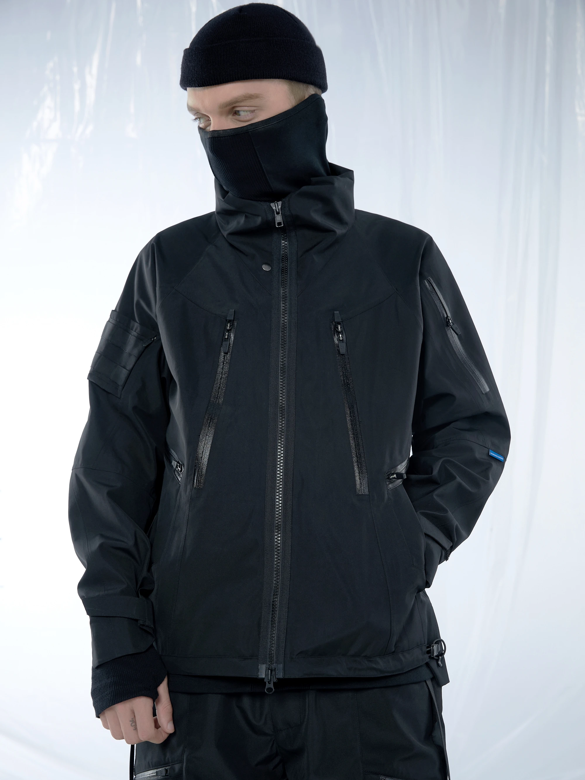 Оленя люзия твердая оболочка водонепроницаемая куртка arm molle techwear наружная