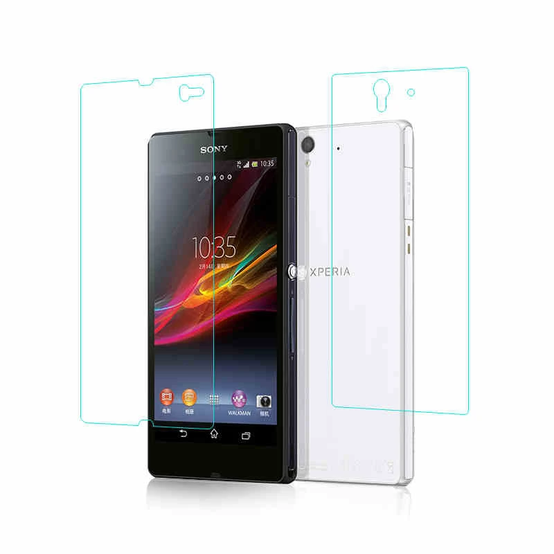 Передняя + задняя / защитная пленка из закаленного стекла для Sony Xperia Z1 Z3 Z5 M4 Compact mini