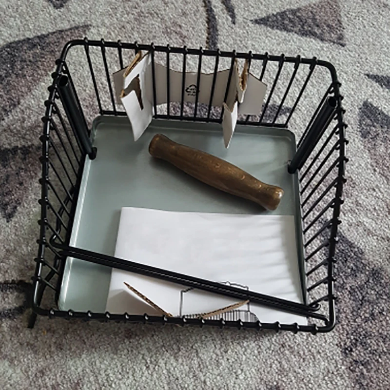 Железная корзина для хранения подвесная полка Проволочная стойка шкафа