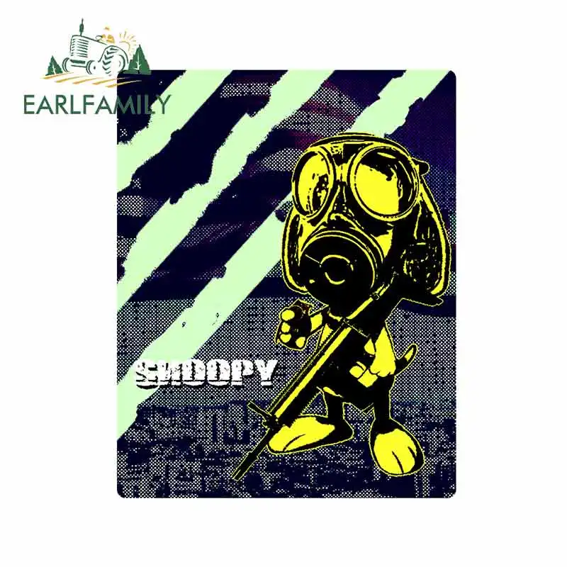 EARLFAMILY 13 см x 10 2 для Snoopy Биохимический Солдат персональные автомобильные наклейки