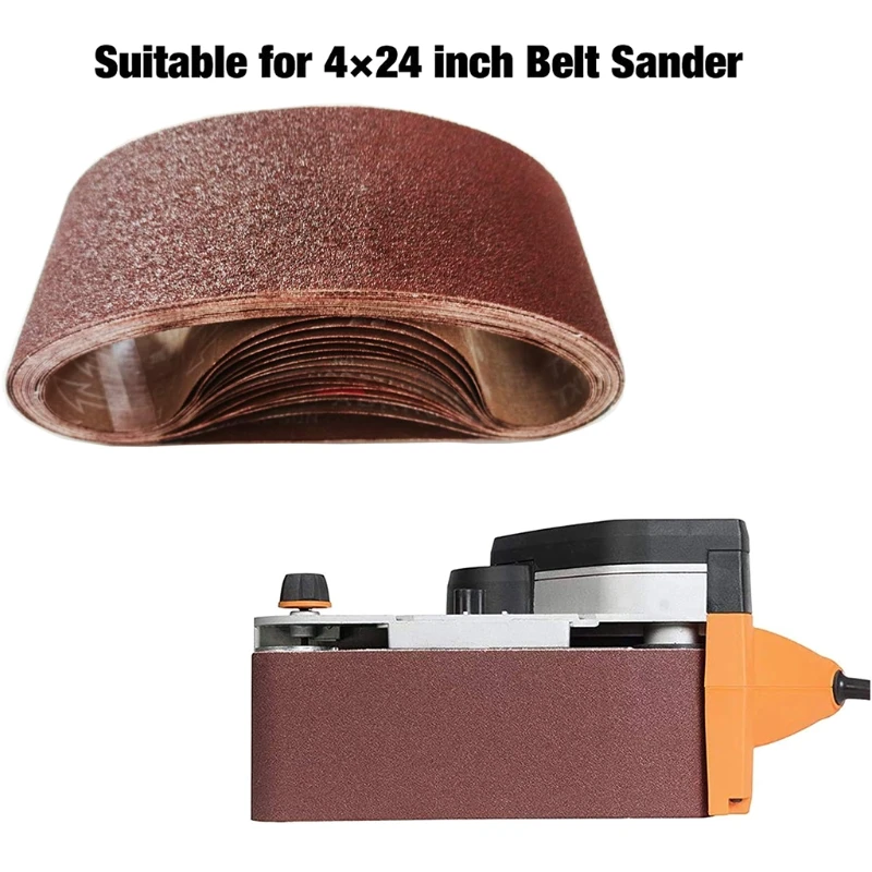 

7Pcs/Set Abrasive Sanding Belts Belt 120/240/320/400/600/800/1000 Grits Wood Grinding Sander Tools Aluminum Oxide 50x686